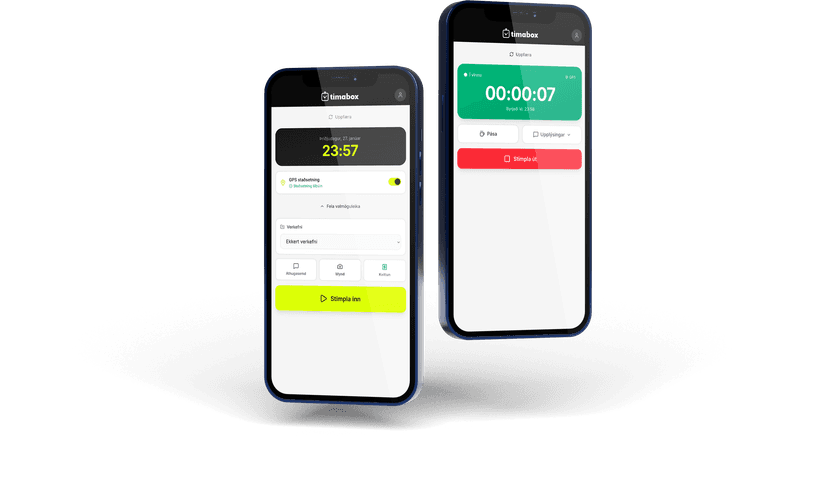 Tímabox app á símum